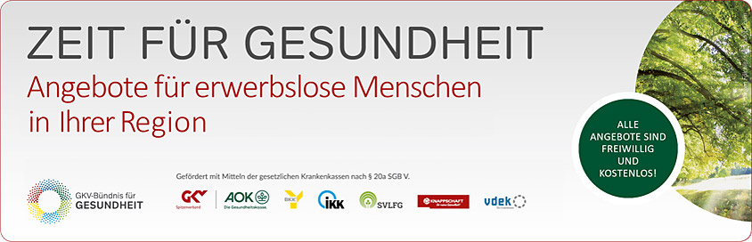 banner zeit fuer gesundheit kunden jobcenter vorderpfalz ludwigshafen