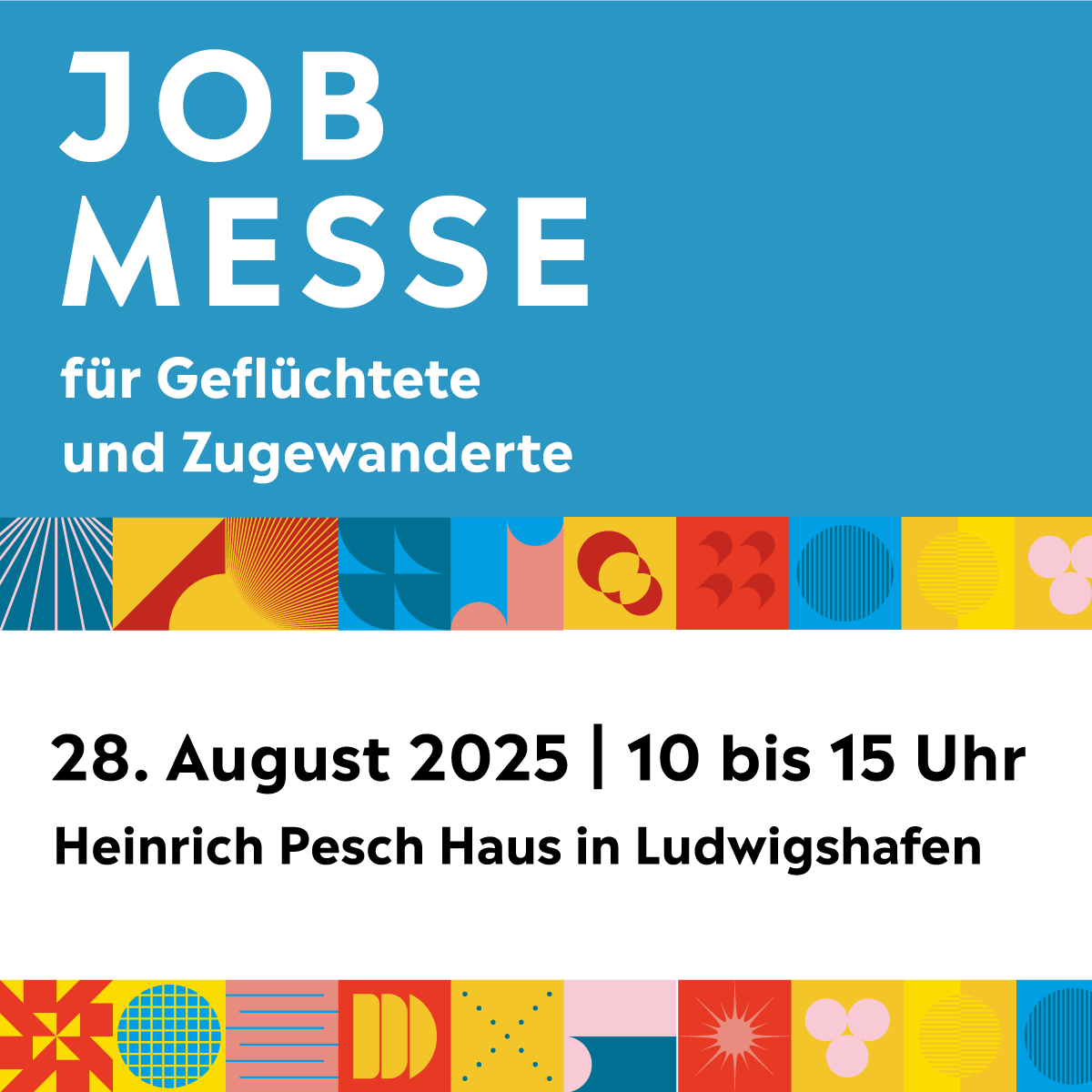 banner jobmesse jobcenter vorderpfalz ludwigshafen